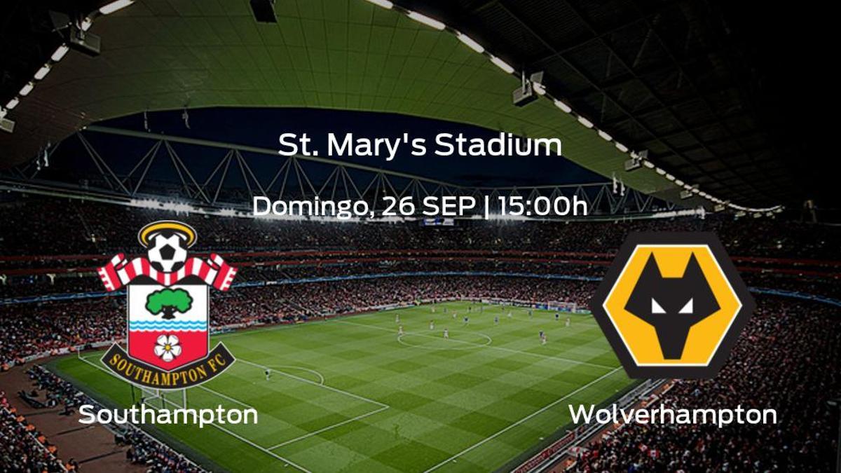 Previa del partido: el Southampton recibe en su feudo al Wolverhampton Wanderers