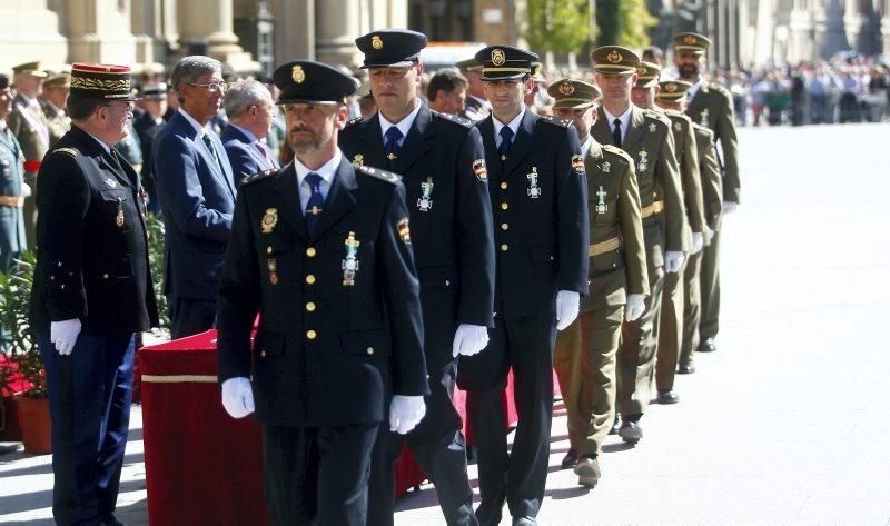 La Guardia Civil rinde homenaje a la Virgen del Pilar, su patrona.