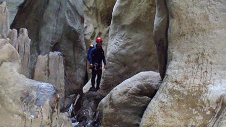 Espectacular paisaje en el interior del cañón.