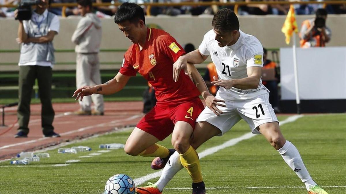 Jiang Zhipeng, de rojo, ha causado un gran revuelo en China