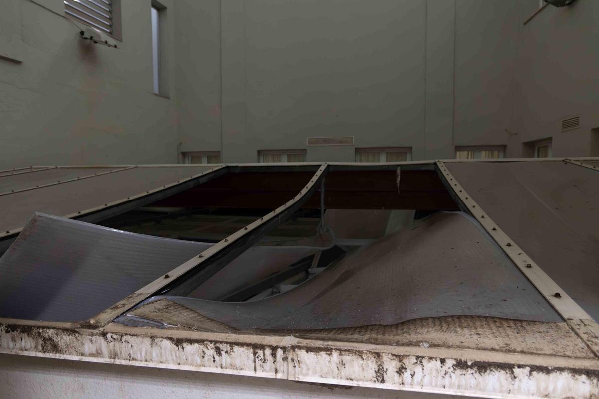 El temporal daña el techo del Museo de Hogueras y afecta a piezas históricas