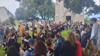 Espicha, romería y procesión para homenajear a San Pedro en Pancar (Llanes)