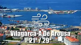 El tiempo en VilagarcÃ­a de Arousa: previsión meteorológica para hoy, viernes 14 de agosto
