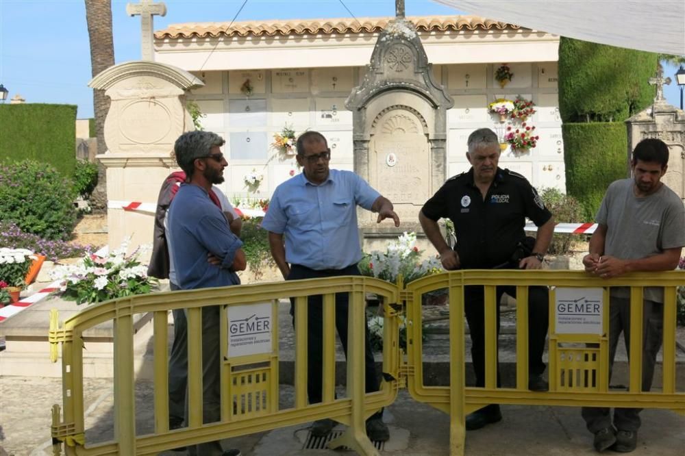 Exhumierung der Bürgerkriegsopfer in Porreres