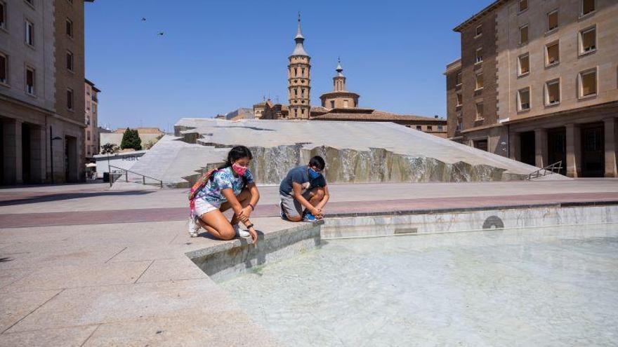 Las temperaturas se disparan hasta los 40 grados en el valle del Ebro