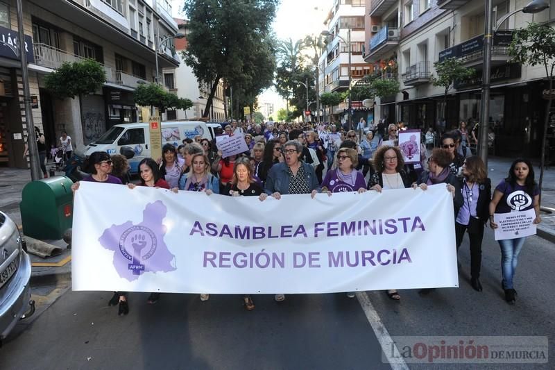 Manifestación contra la violencia patriarcal en Murcia