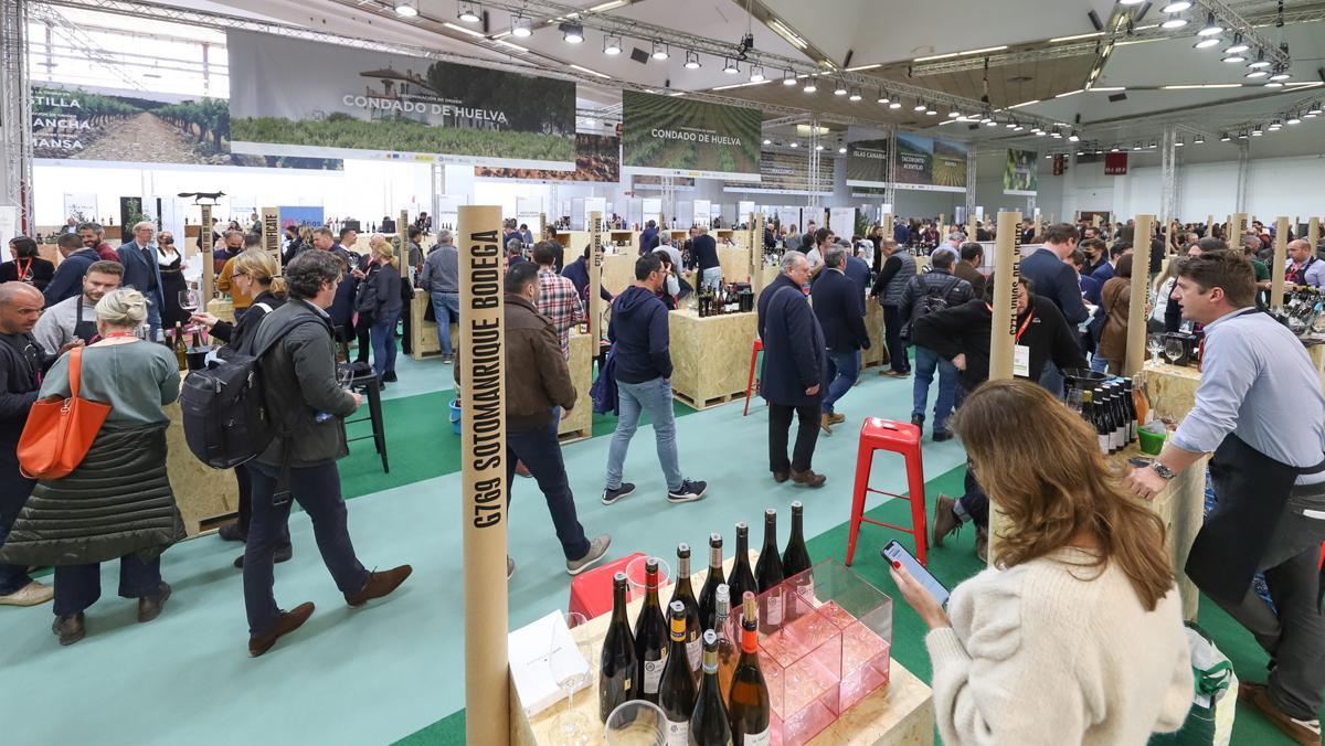 La zona de exposición de BWW dedicada a las pequeñas bodegas ecológicas.