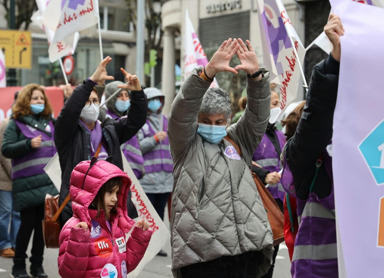 Manifestación de la CIG por el 8M en Vigo