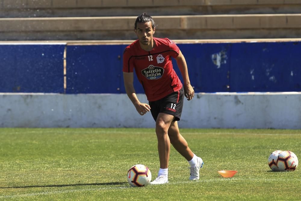 El Dépor prepara en Benidorm el partido del Elche