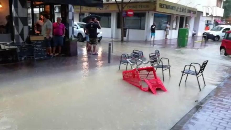 Las lluvias inundan varios puntos de las Piitiusas