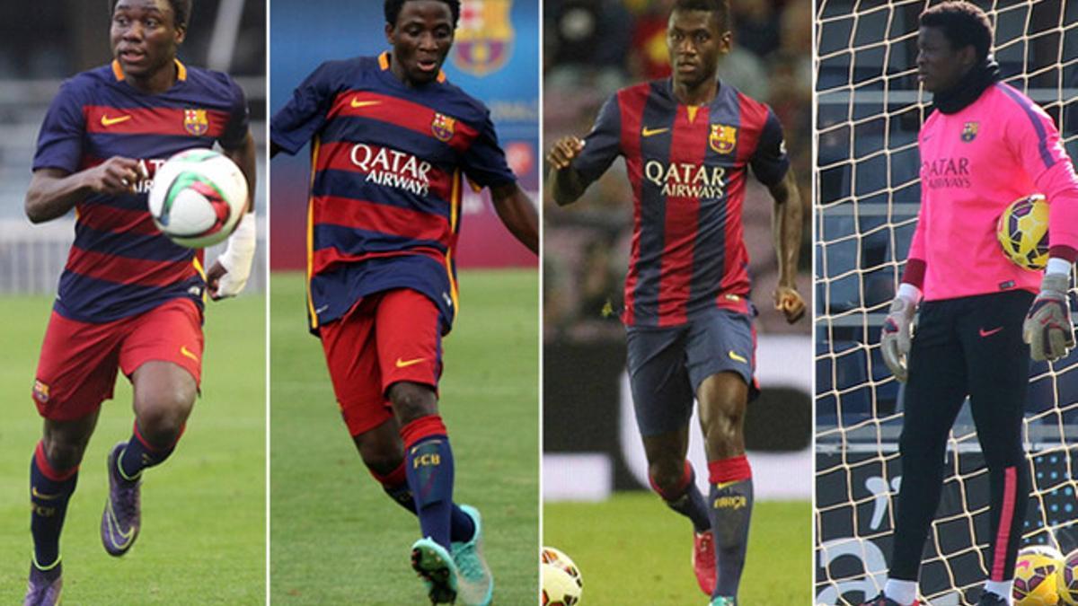 Dongou, Enguene, Bagnack y Ondoa han rescindido su contrato con el Barça este mes de enero