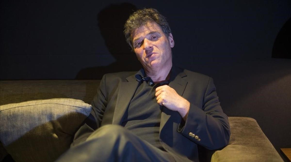 El periodista británico en su última visita a Barcelona. El periodista británico en su última visita a Barcelona.