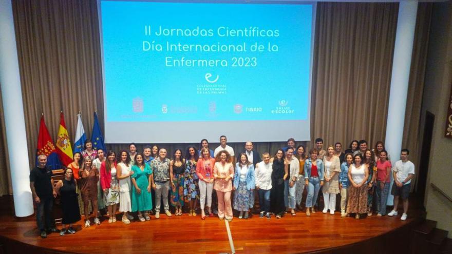 Participantes en la jornada del Día Internacional de la Enfermería. | | PRENSA CABILDO