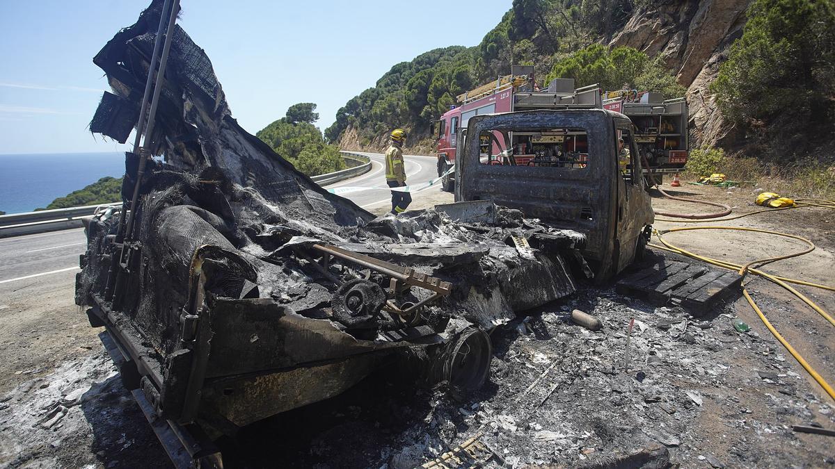 Incendi entre Lloret i Tossa