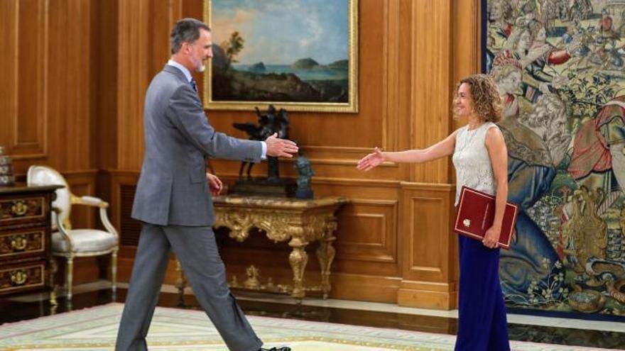 Batet comunica a Felipe VI la investidura fallida de Sánchez