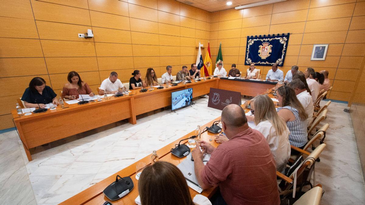 Imagen de la sesión plenaria del Cabildo de Fuerteventura, celebrada este viernes.