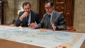 Salvador Illa y Óscar Puente se reúnen en Barcelona para tratar la situación de Rodalies