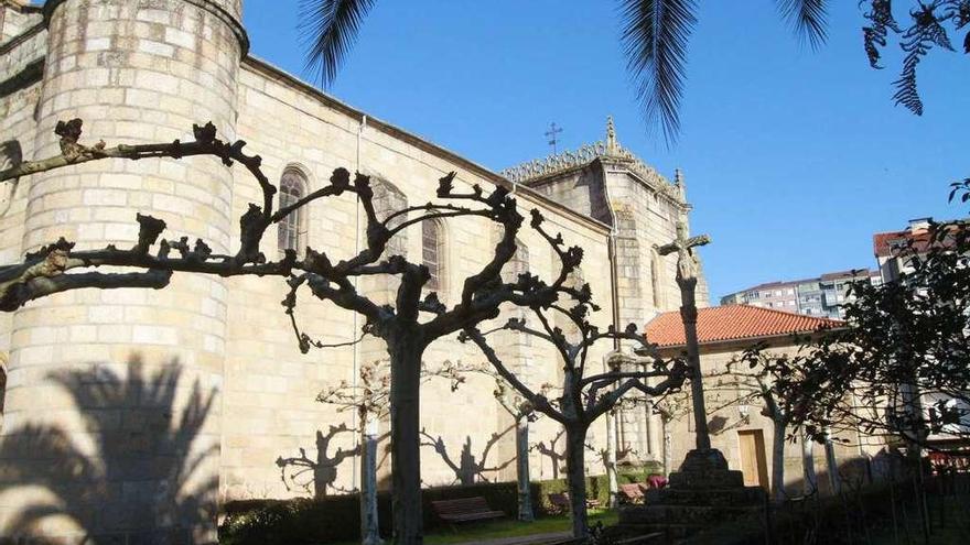 Zona donde se encuentra la iglesia de la Trinidad, en la que se pretende ejecutar un proyecto de rehabilitación. // Iñaki Osorio