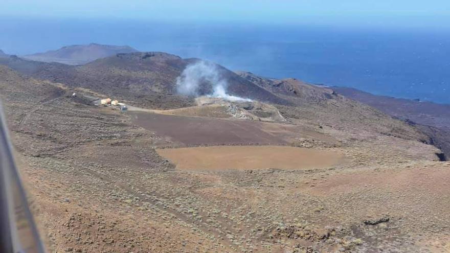 Imagen tomada desde el MI-71 del GES del Gobierno de Canarias.
