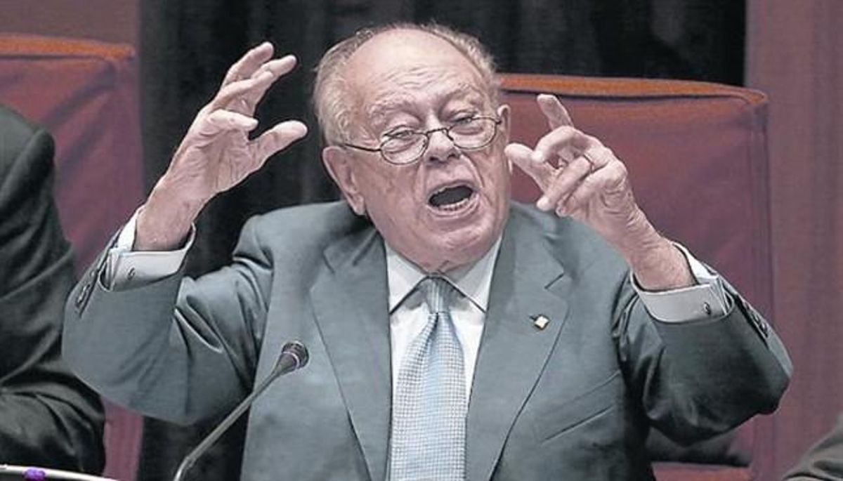 Jordi Pujol, durant la seva compareixença al Parlament, el dia 26.