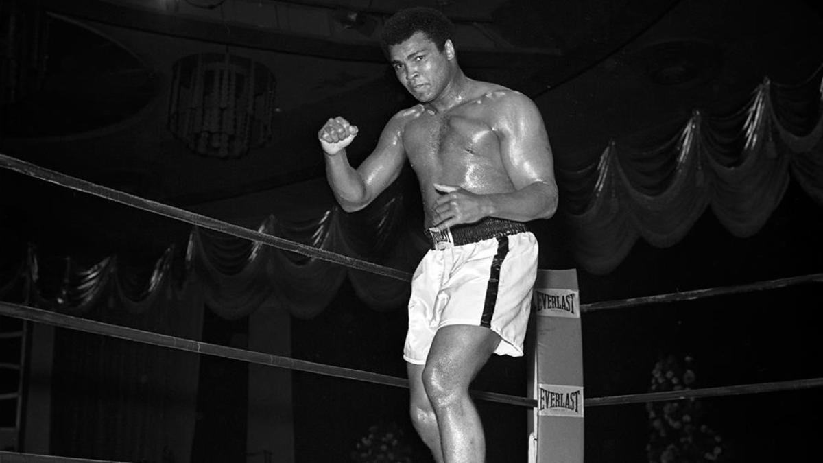 Muhammad Ali, durante la víspera de un combate