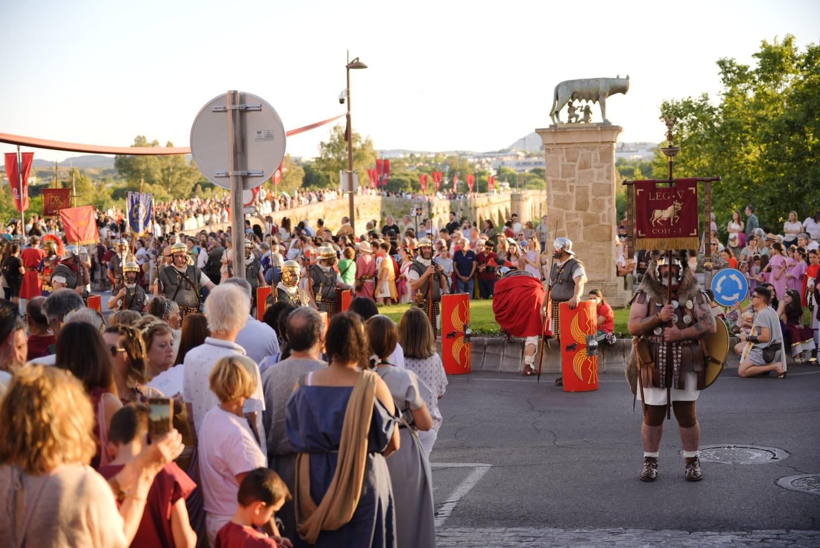 El Imperio Romano luce sus tropas en Emerita Augusta