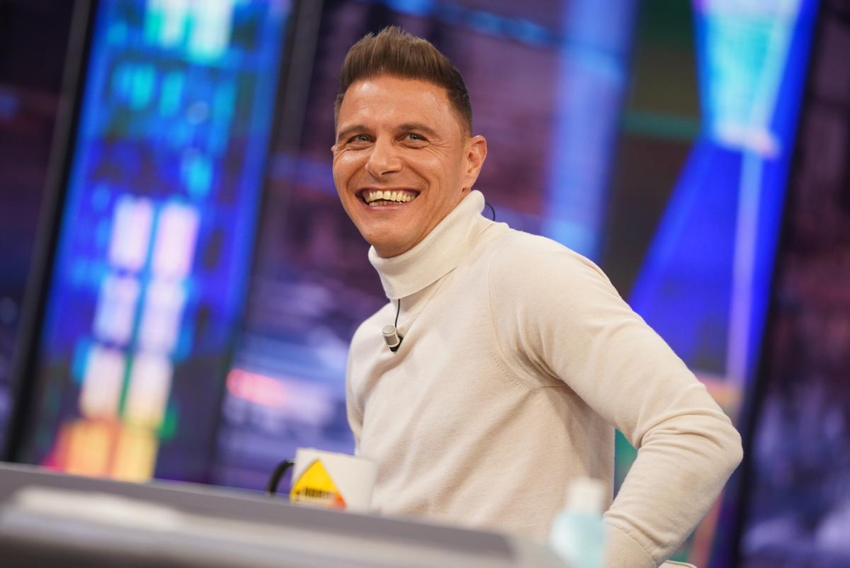 Joaquín Sánchez, en una de sus visitas a El Hormiguero