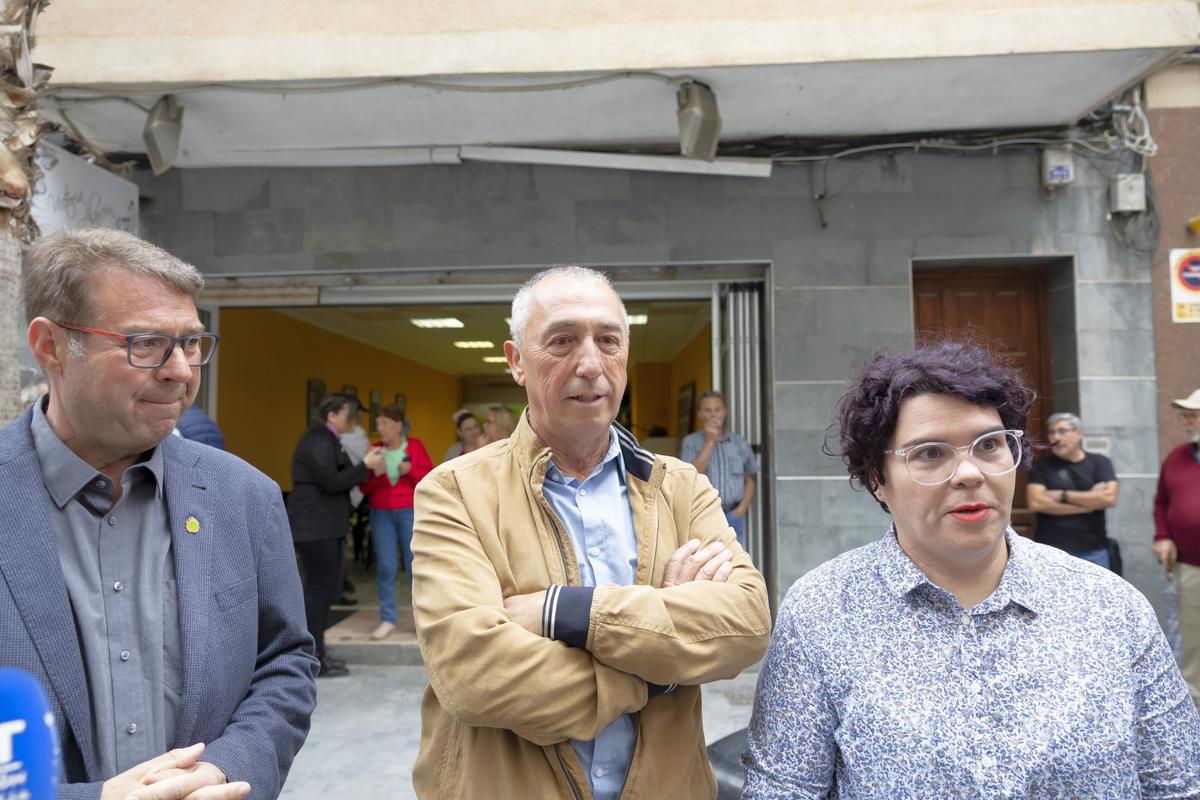 Israel Muñoz, Joan Baldoví y Tamara Martínez