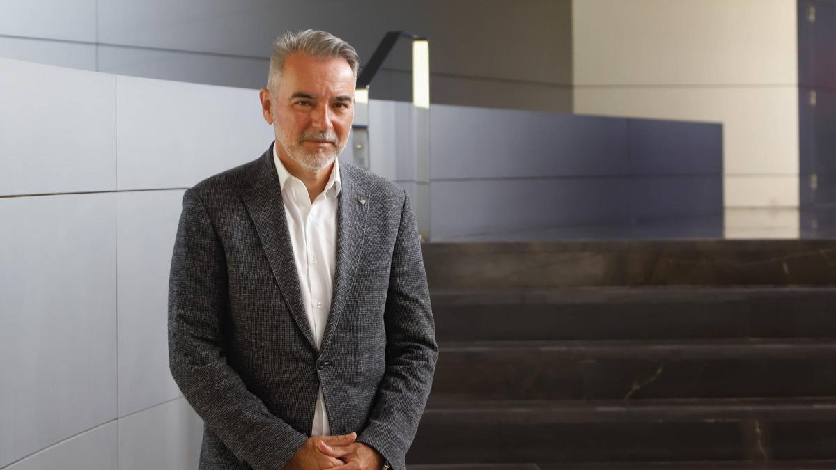 José Durá, minutos antes de empezar la entrevista en la sede de Levante-EMV.