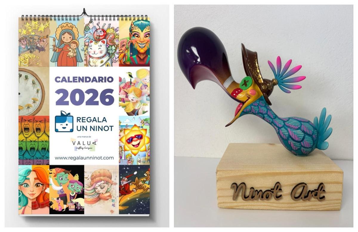 El calendario y el Gamusino de Regala un Ninot