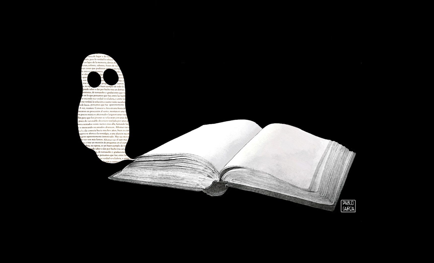 Los 'ghostwriters', vistos por el ilustrador Pablo García