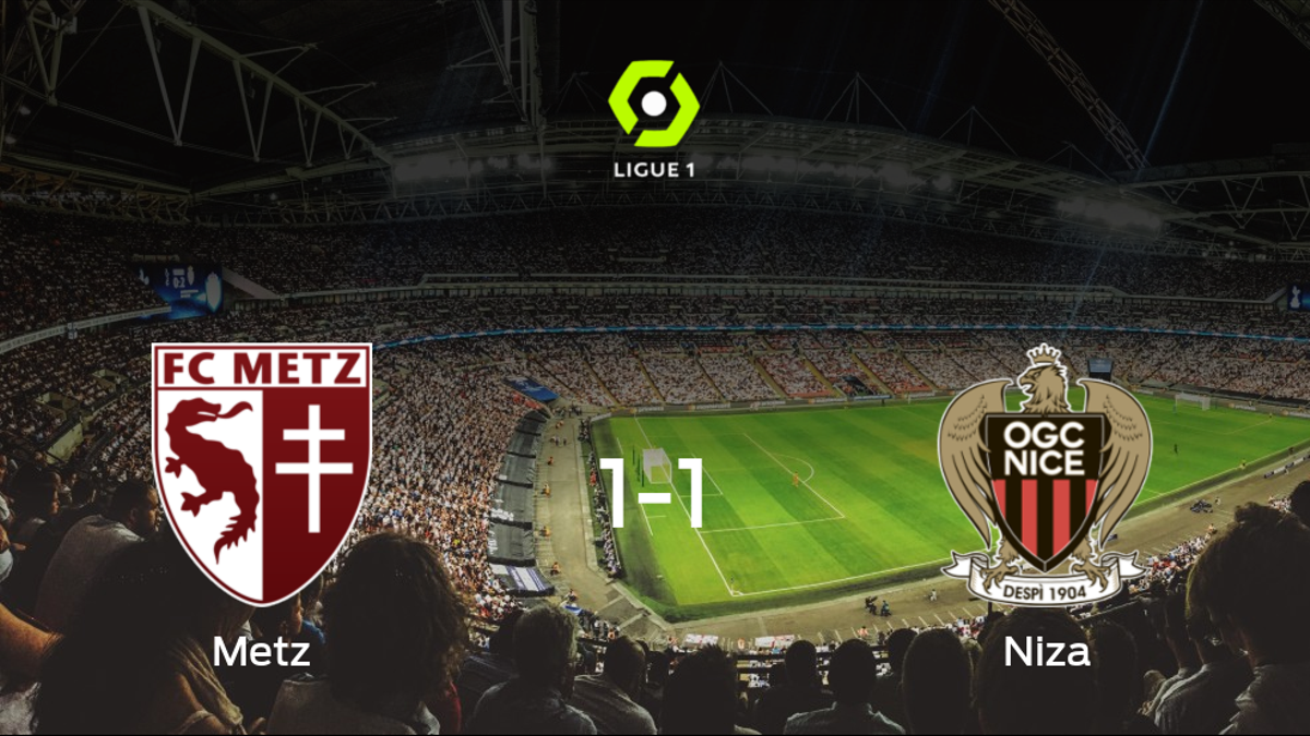 El FC Metz y el OGC Niza terminan su encuentro liguero con un empate (1-1)