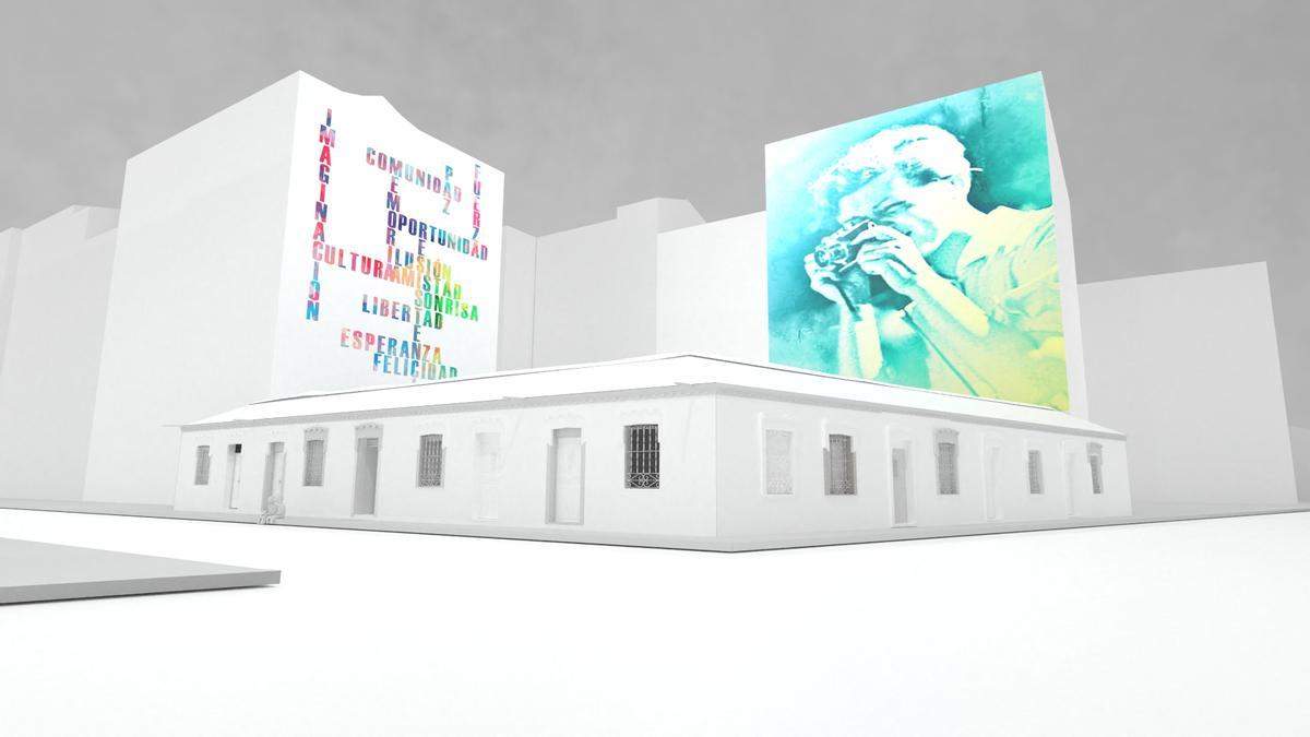 Recreación del proyecto planteado por Salvar Peironcely para crear un centro de memoria.