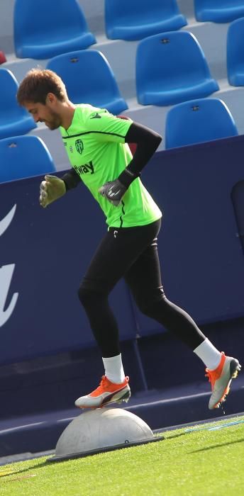 Gran ambiente en el entrenamiento del Levante UD