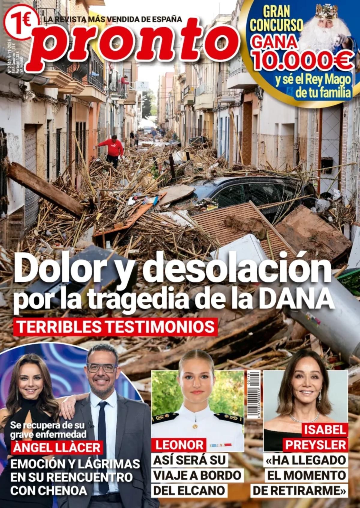 Portada Pronto del 4 de noviembre de 2024