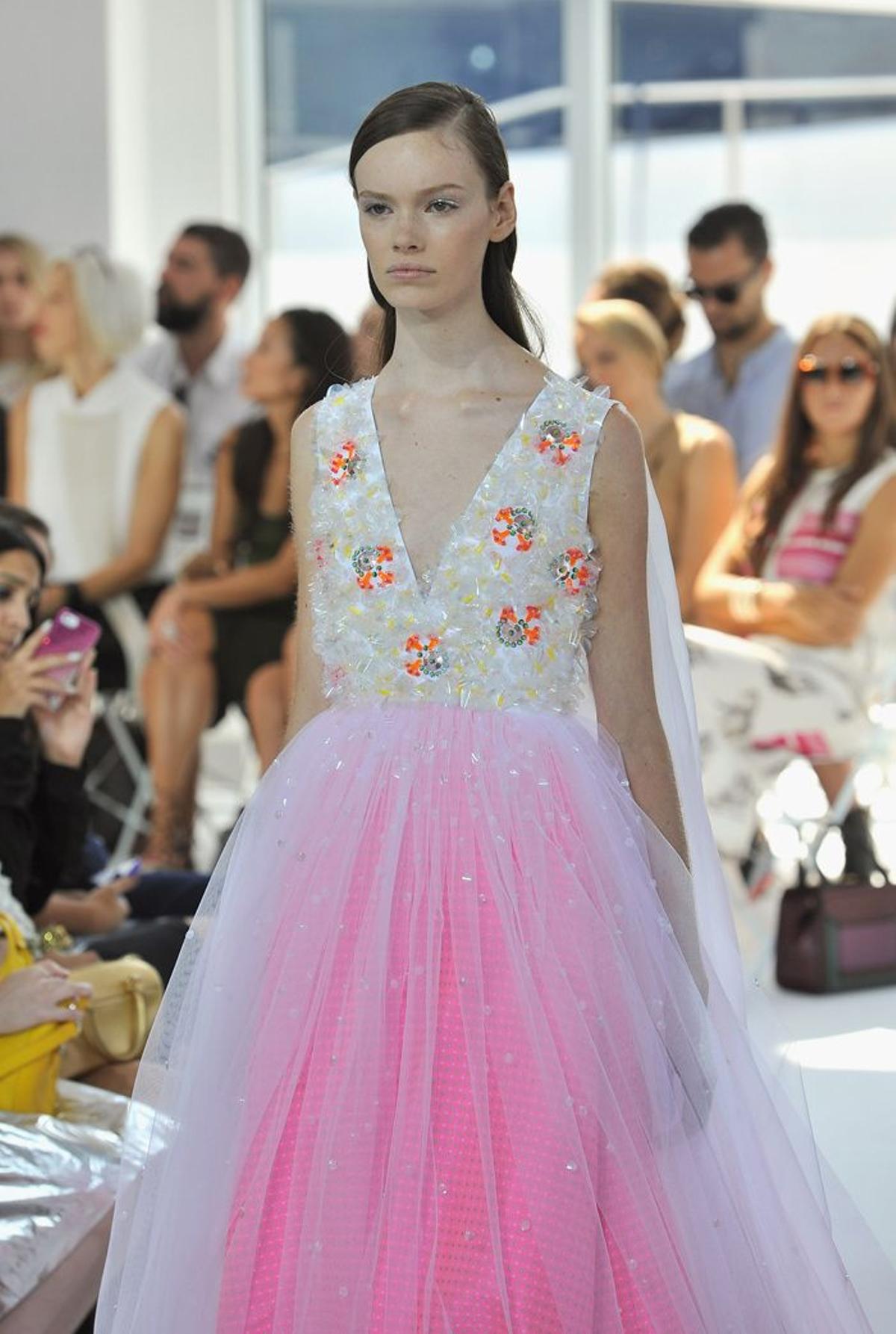 Nueva York Fashion Week: Delpozo, vestido con pedrería