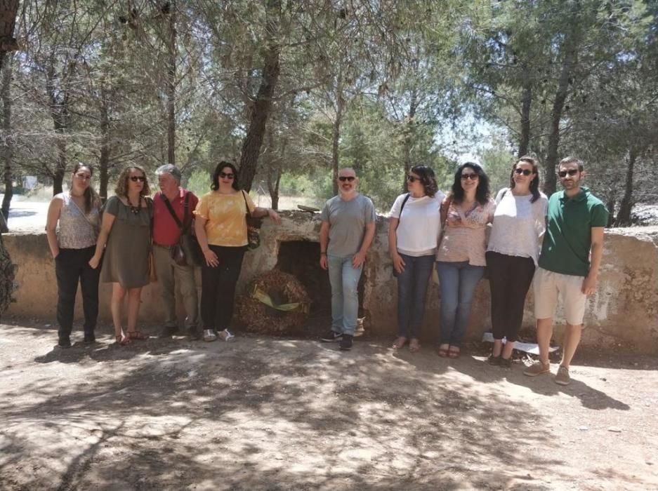 Visita del equipo del Cefire de Torrent y Gandia a las fosas de Paterna.