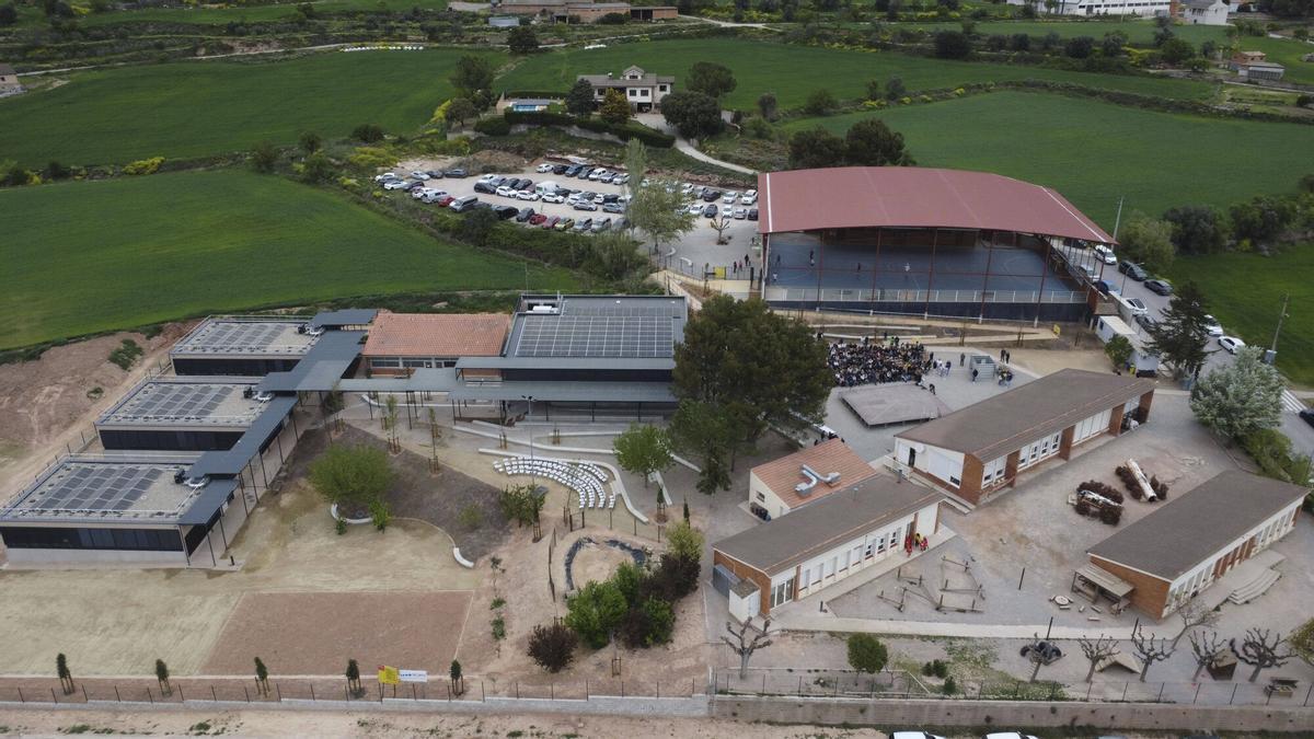 A la dreta, la part històrica, i a l'esquerra, la part inaugurada ahir