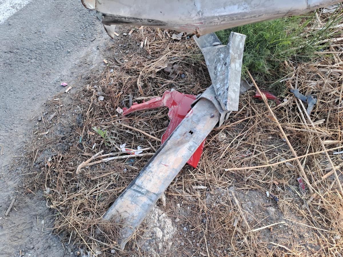 Estas son todas las fotos del accidente de tráfico cerca de Sant Rafel