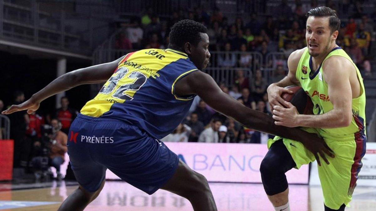 Thomas Heurtel lideró al Barça Lassa en ataque tras el descanso