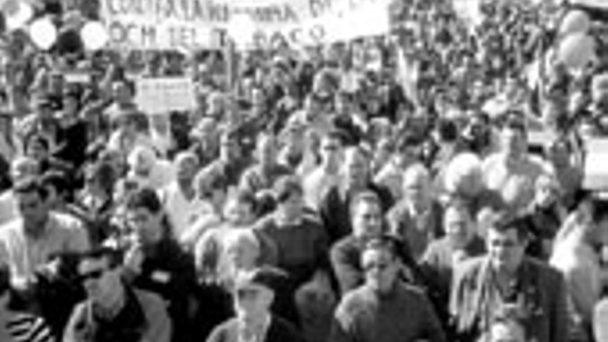 El tabaco llenó Madrid