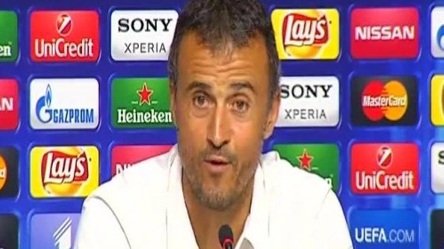 Luis Enrique: "Es un partido que demuestra la dificultad de ganar títulos"