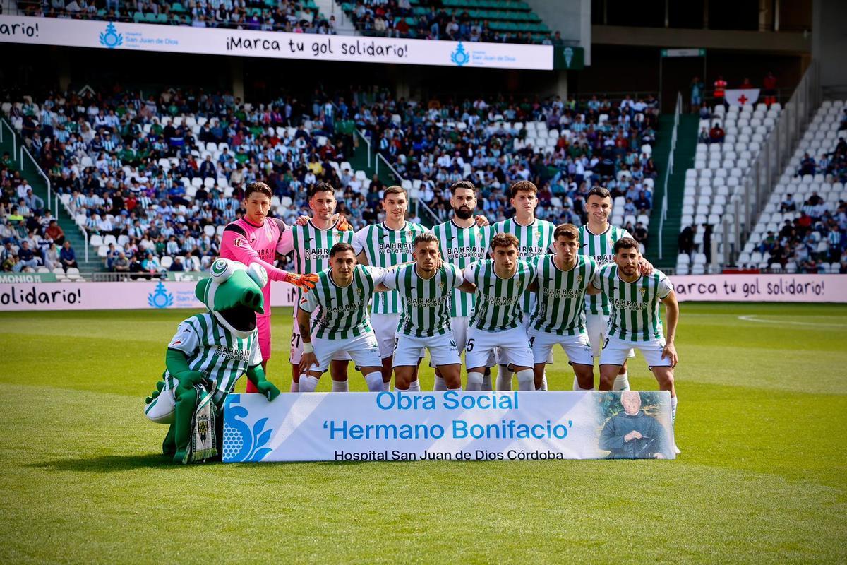 Once inicial del Córdoba CF en su choque ante la Real Sociedad B.