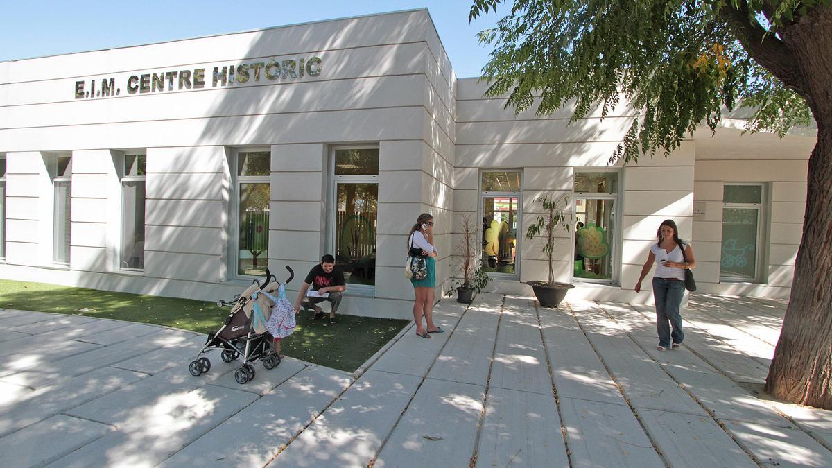 Escoleta del Centre Històric, que ha acogido a un alumno procedente de los municipios de la dana