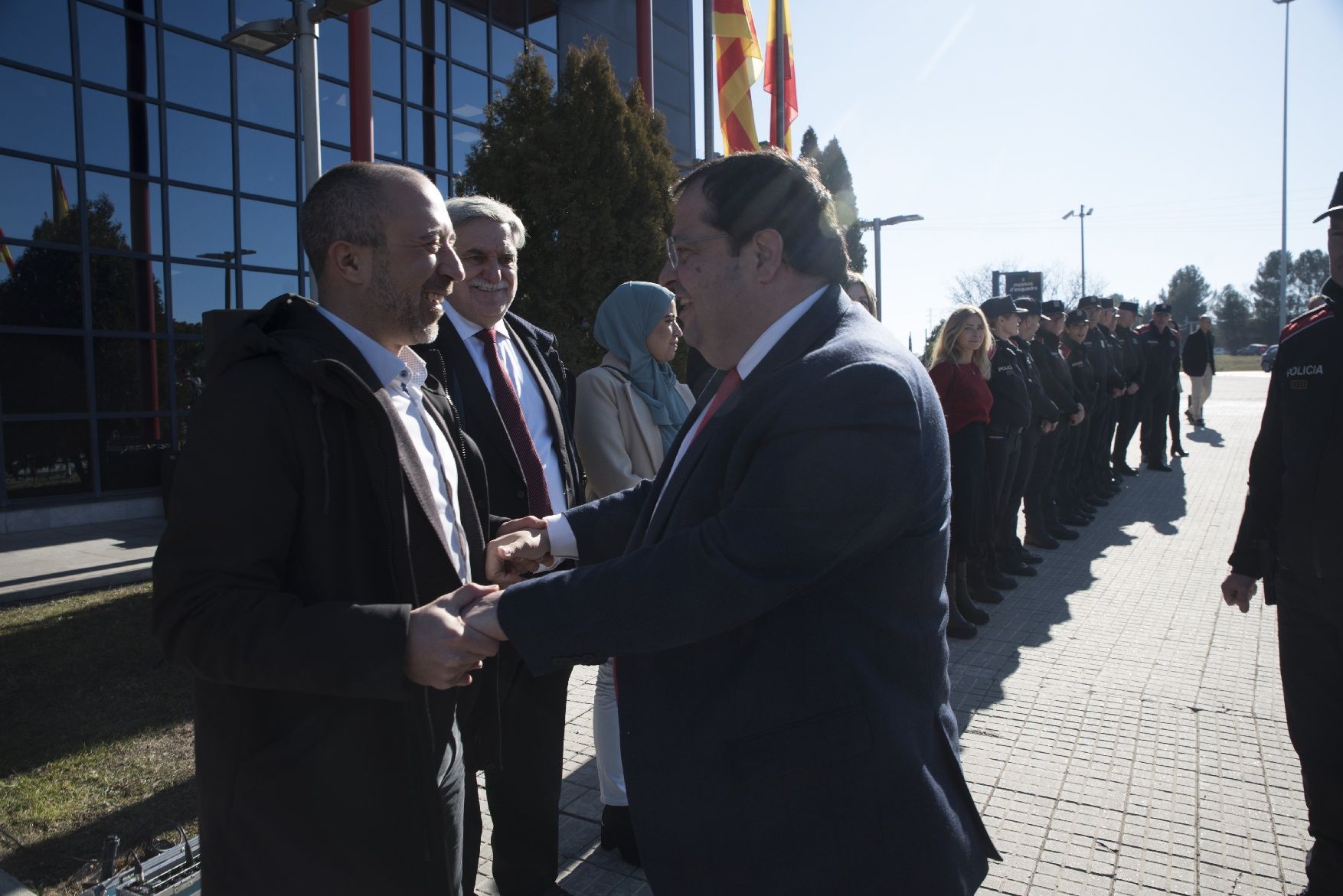 Les imatges de la presentació del nou uniforme de Mossos a Manresa