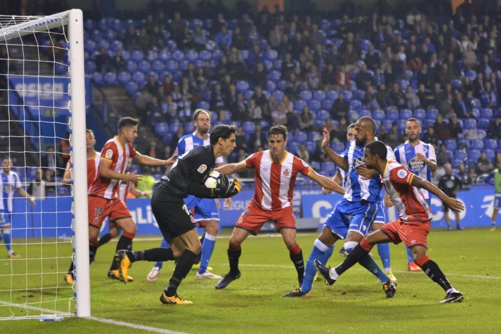 El Deportivo cae ante el Girona en Riazor