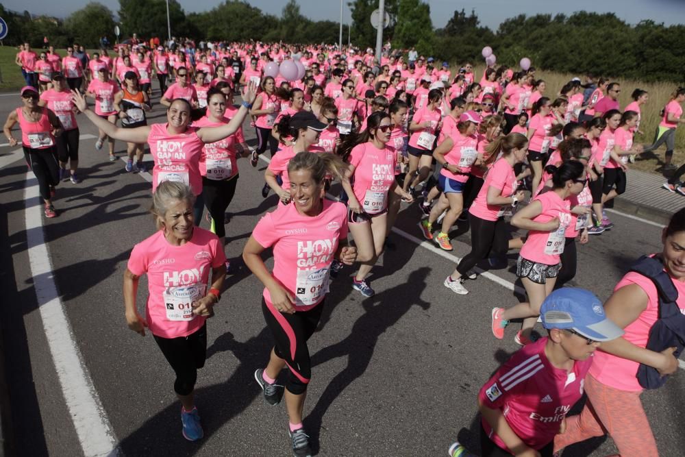 Carrera de la mujer en la zona este de Gijón.