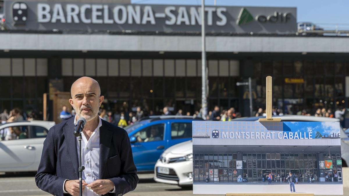 El PP proposa que l’estació de Barcelona-Sants porti el nom de Montserrat Caballé El PP proposa que l’estació de Barcelona-Sants porti el nom de Montserrat Caballé