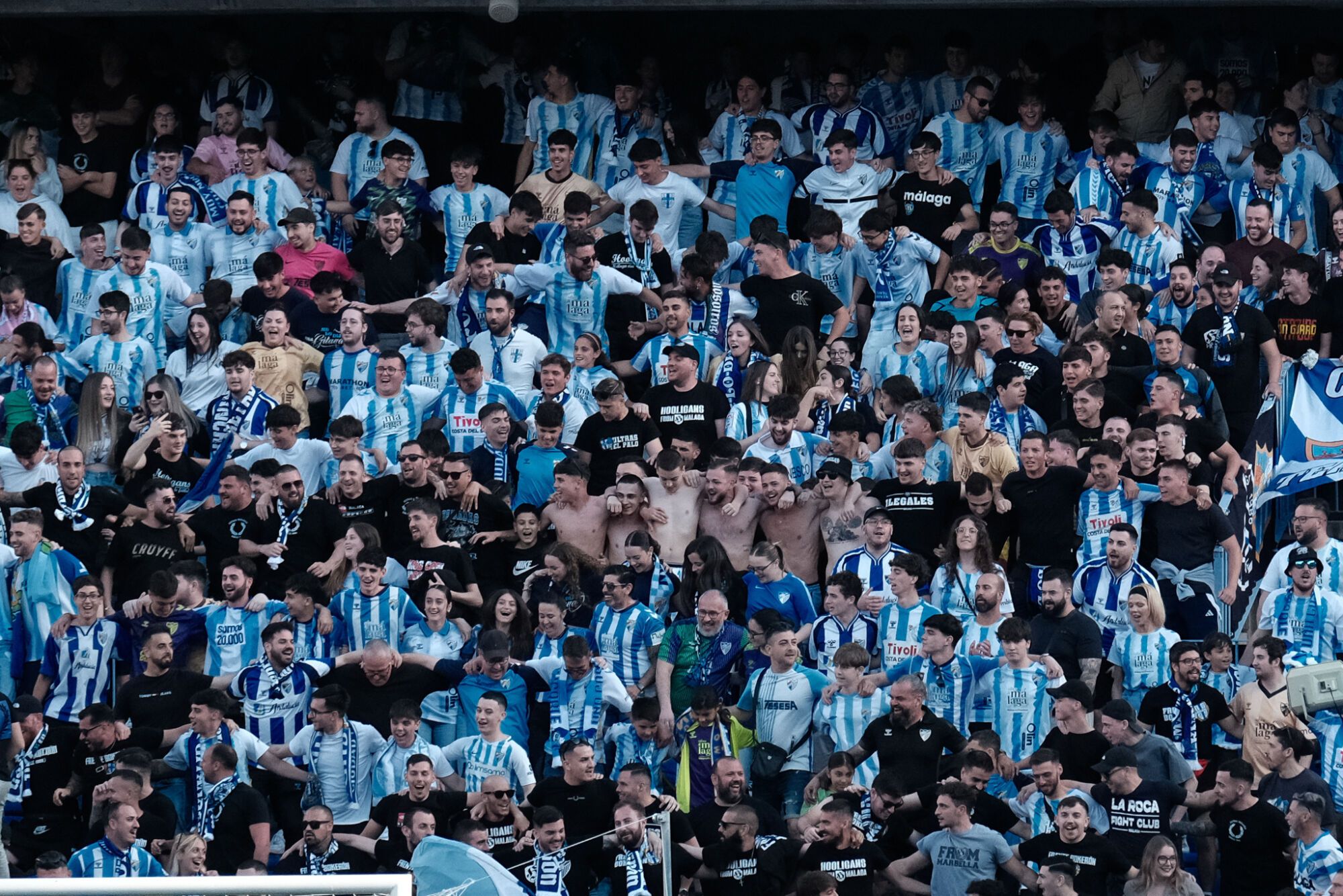 La Rosaleda. Liga Hypermotion. Jornada 37 Málaga CF vs Castellón