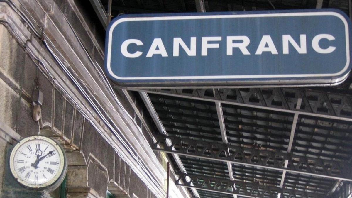 La estación de Canfranc.